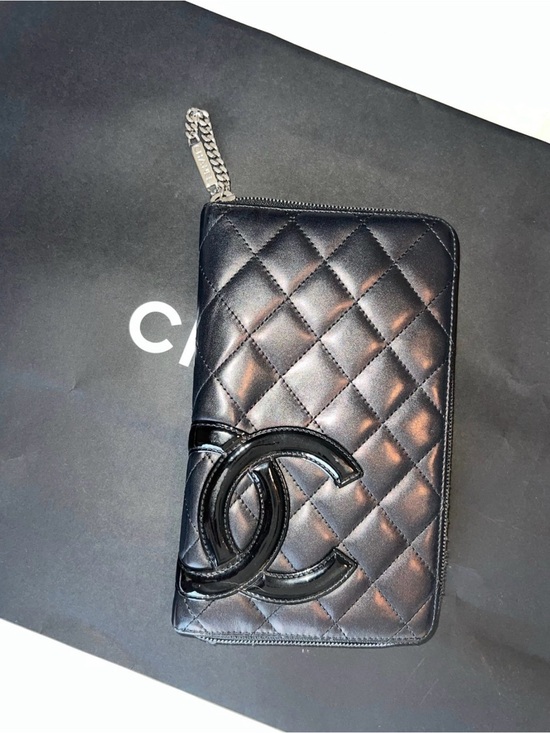 CHANEL Handbags - CHANEL Cambon Quilted Zip-Around Organizer/Wallet